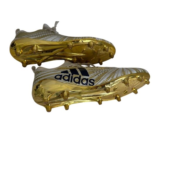 Adidas Adizero 8.0 Gold White Football Cleats Men’s Size 13 – Football Outdoor - Picture 3 of 7